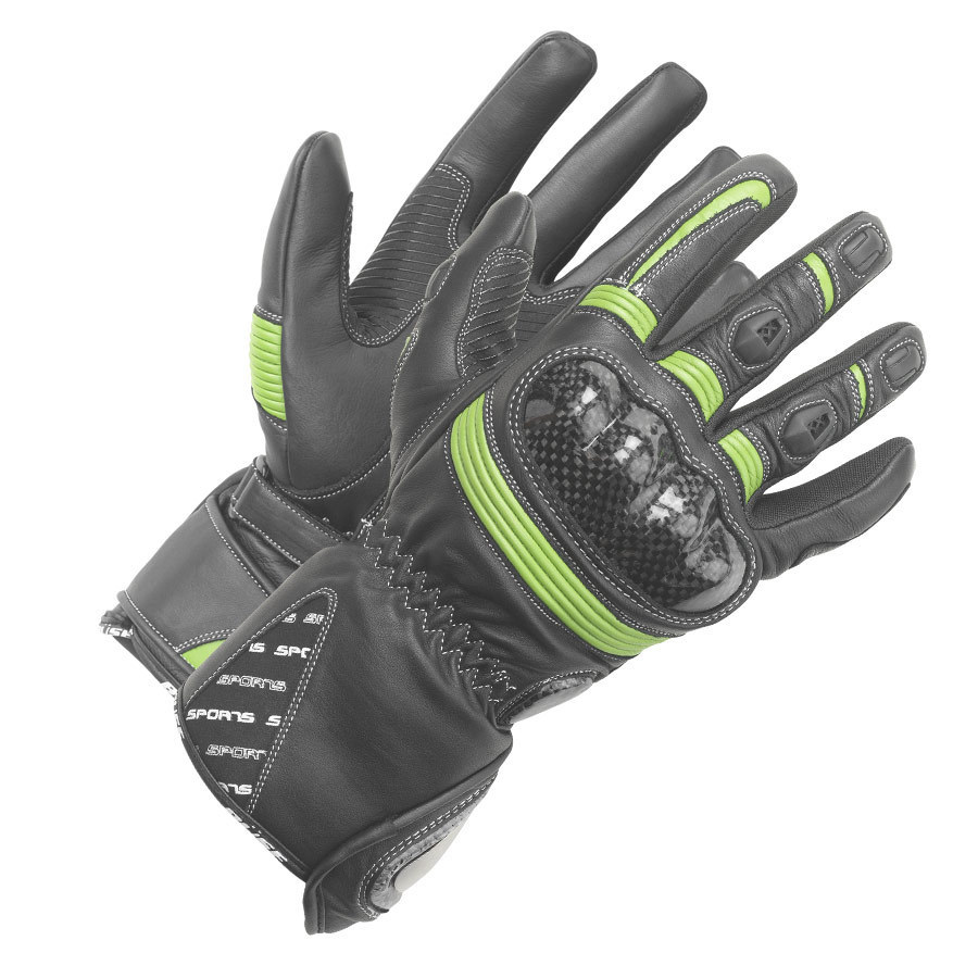 Büse Misano Gants Noir Vert M L