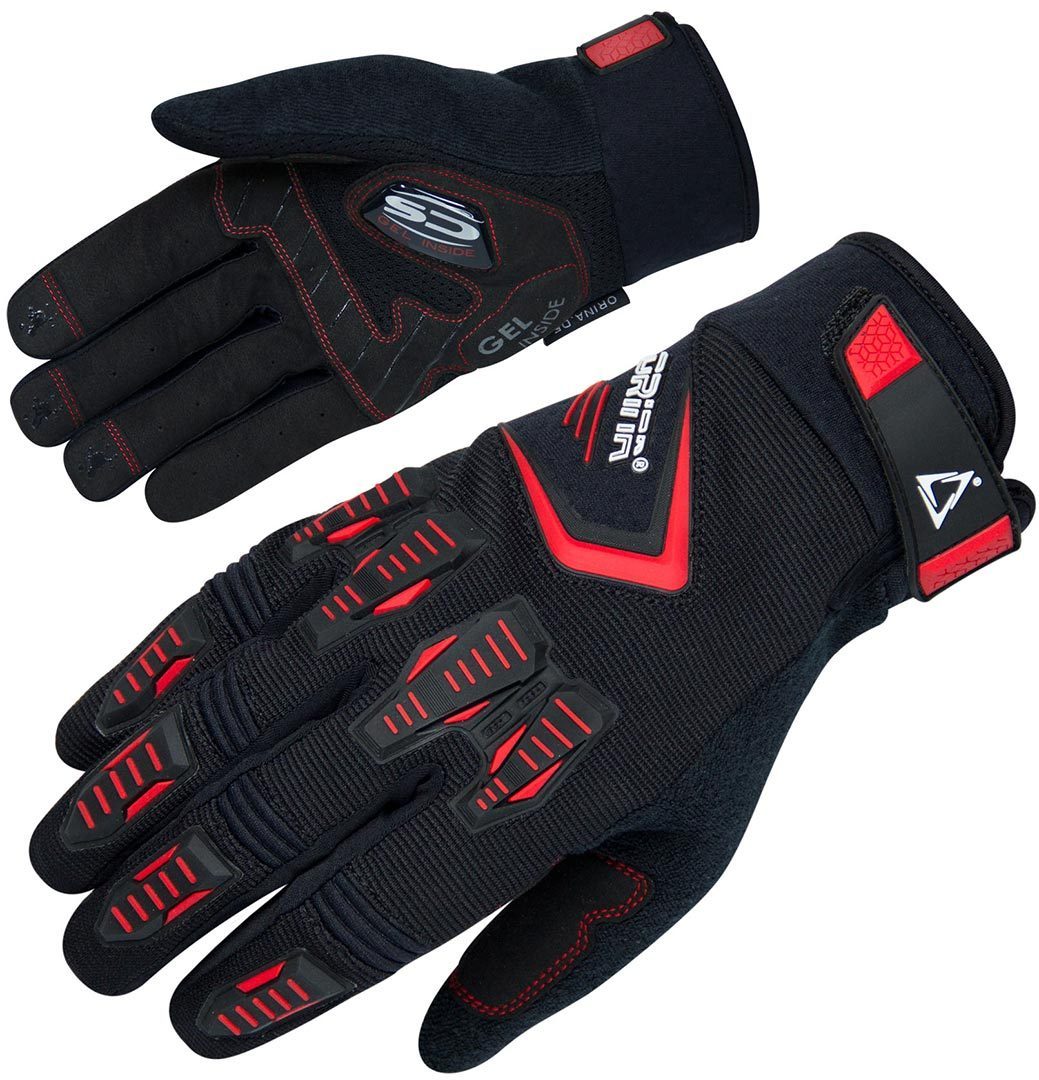 Orina Revenge Gants Noir Rouge S