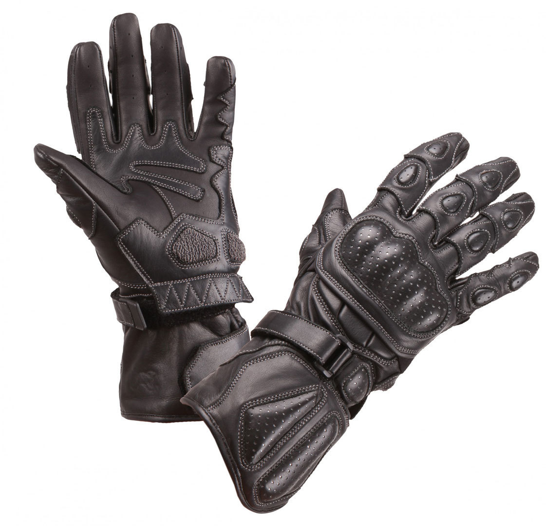 Modeka Racing Pro Gants de moto Noir S
