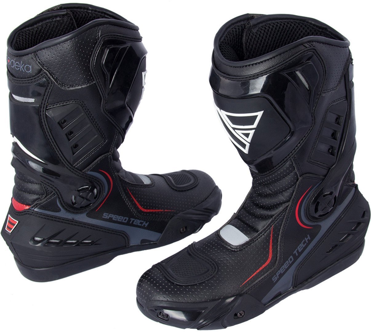 Modeka Speed Tech Bottes de moto Noir 40