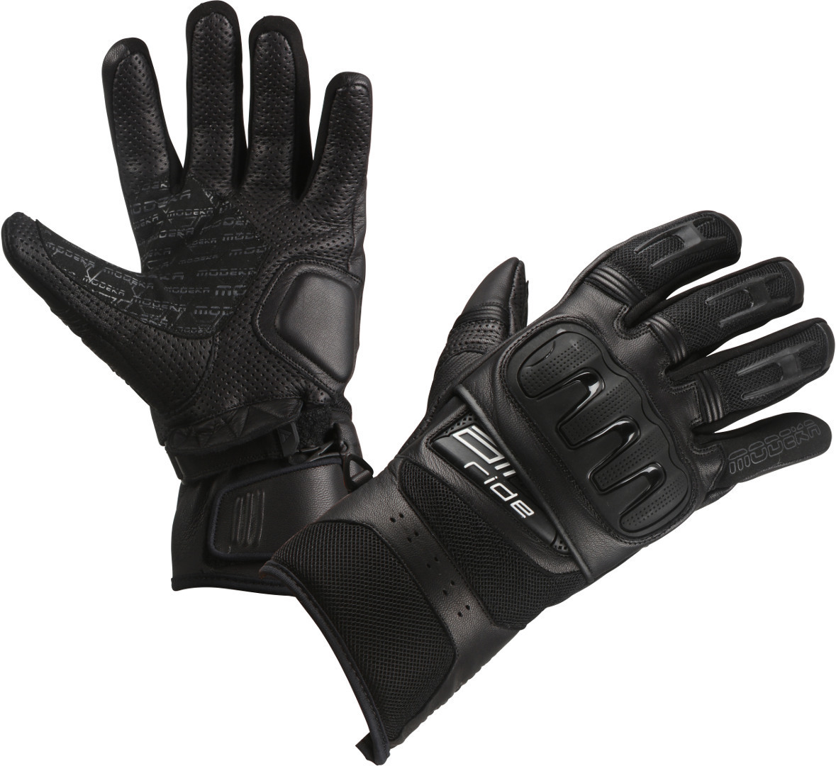 Image of Modeka Air Ride Gants de moto Noir 2XL