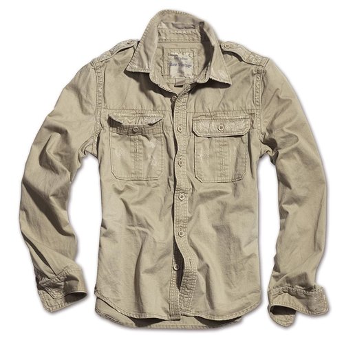 Surplus 11 Raw Vintage Shirt Beige surplus kopen in de aanbieding