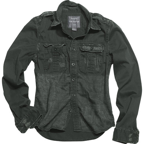 Surplus 11 Raw Vintage Shirt Zwart Xl surplus kopen in de aanbieding