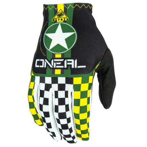 Oneal O Neal Matrix Wingman Handschoenen Zwart Groen oneal kopen in de aanbieding