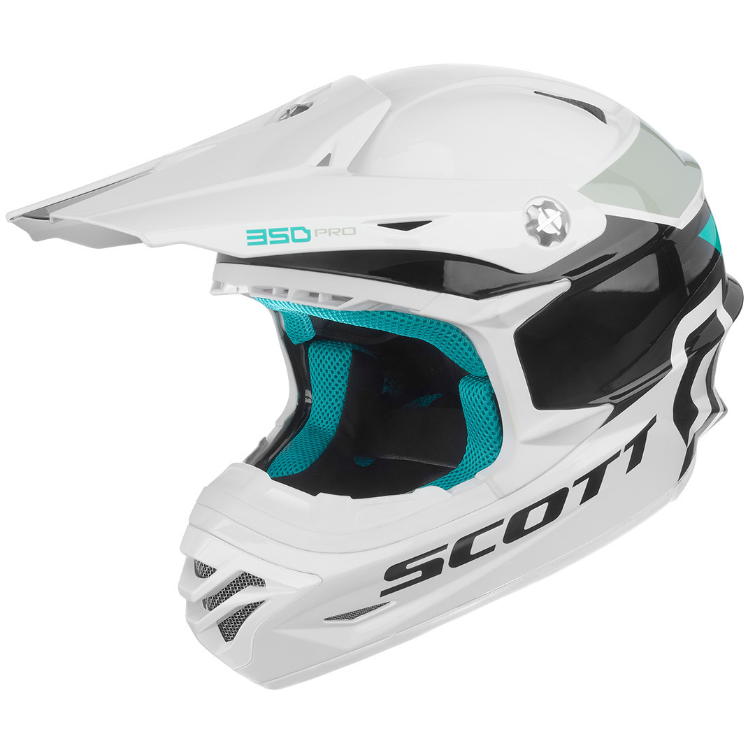 Scott 350 Pro Race Casque de Motocrosse 2016 Blanc XL