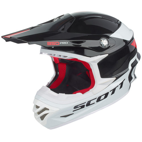 Scott 350 Pro Race Motorcross Helm 2016 Zwart Rood 2Xl scott kopen in de aanbieding