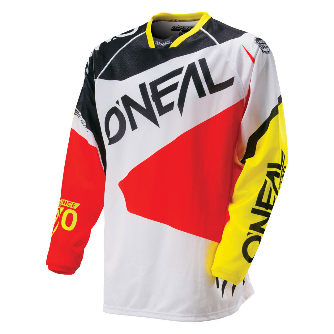 O´Neal Hardwear Flow Maillot 2016 Noir Rouge S