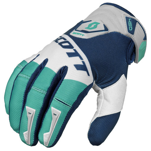 Scott 450 Podium Glove Groen Blauw scott kopen in de aanbieding