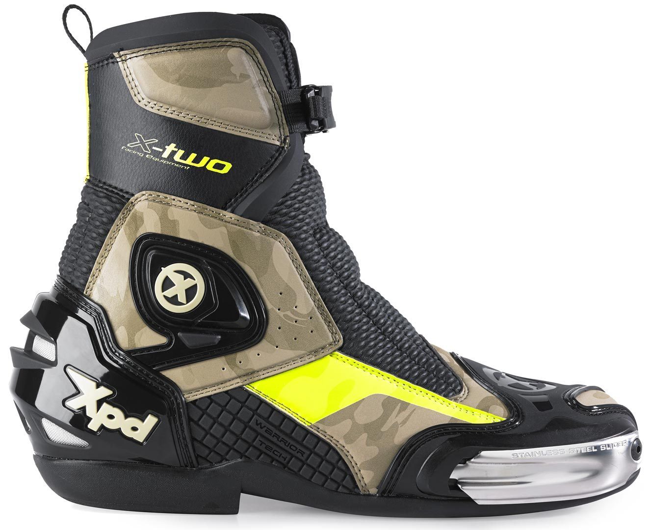 XPD X-Two Bottes de moto Noir Jaune 38