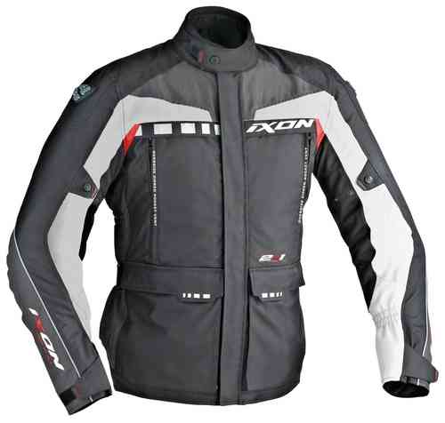 Ixon Corsica Chaqueta Textíl Negro Gris Rojo S
