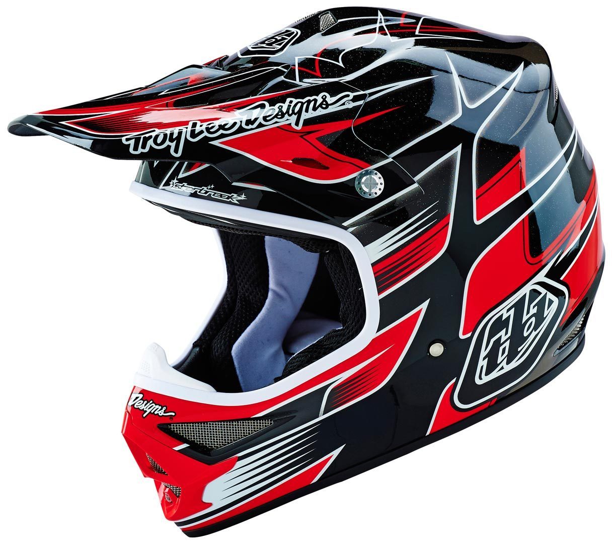 Troy Lee Designs Air Starbreak Casque de motocross Noir Rouge XS