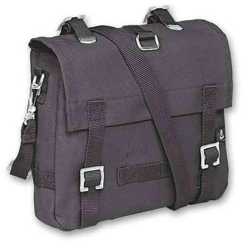 Brandit Canvas S Bolsa Negro Gris un tamaño