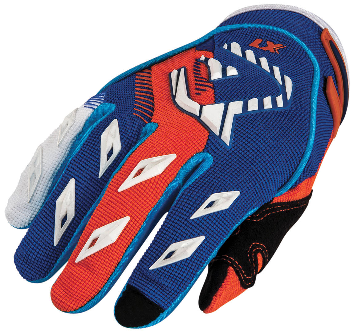 Acerbis MX Gants Motocross enfants Bleu Orange S