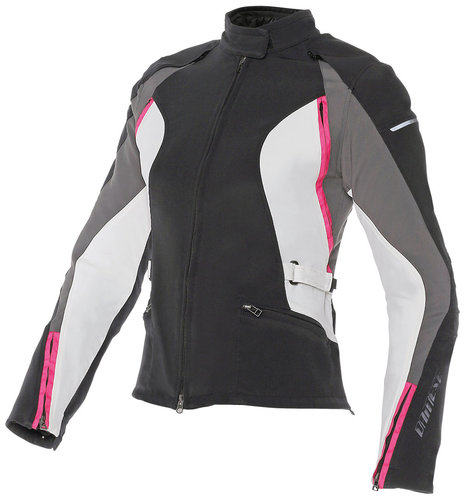 Dainese Arya Lady D Dry Dames Textiel Jas Zwart Pink 52 dainese kopen in de aanbieding