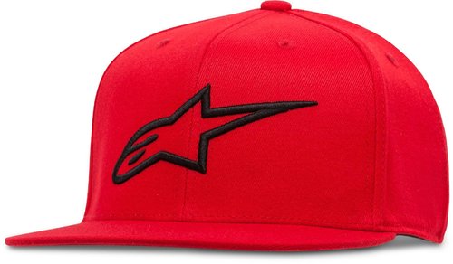Alpinestars Ageless Flat Hat Glb Zwart Rood L Xl alpinestars kopen in de aanbieding