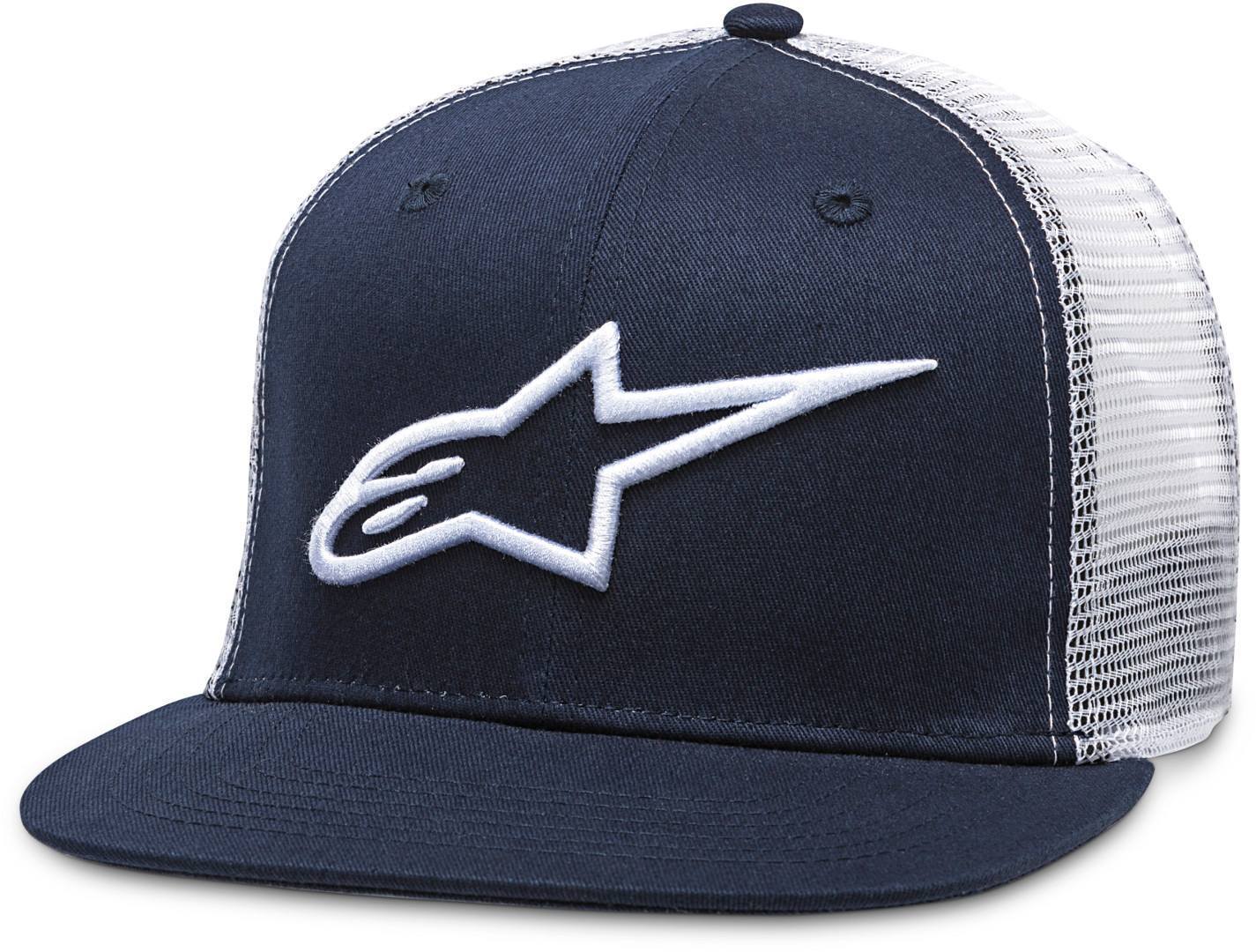 Alpinestars Corp Trucker Cap Blanc Bleu unique taille