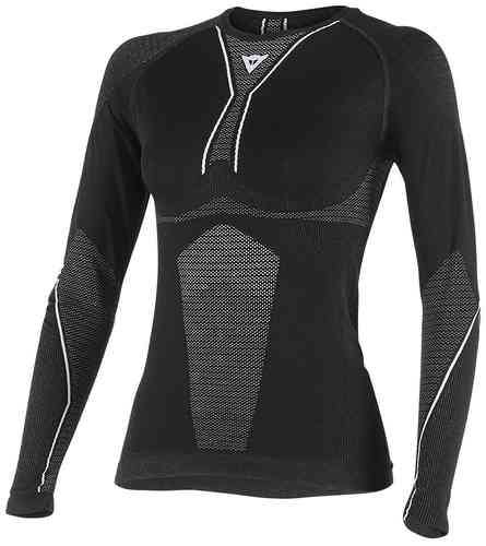 Dainese D-Core Dry Tee LS - Lady Negro Blanco L