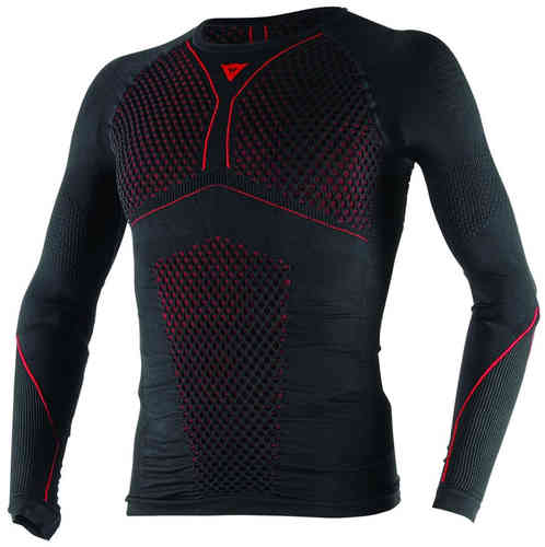 Dainese D-Core Thermo Tee LS Negro Rojo M