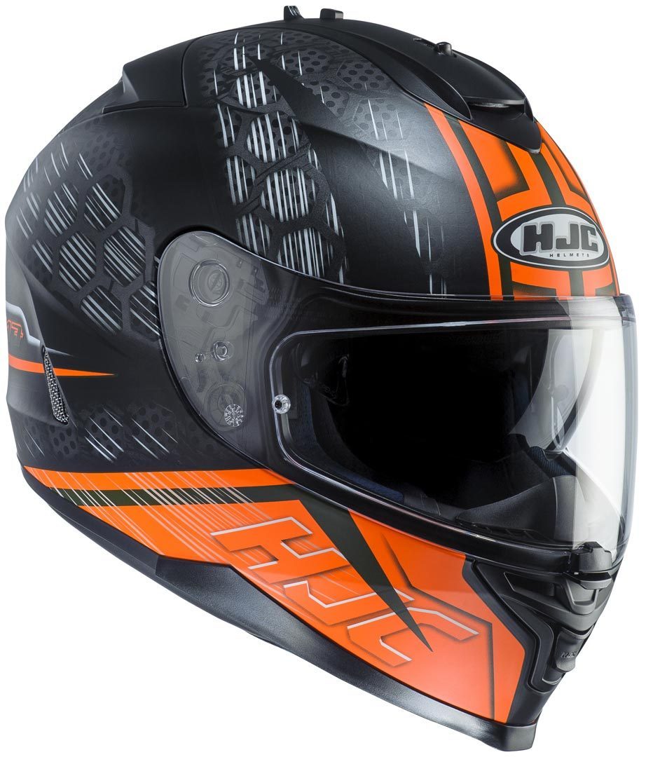 HJC IS-17 Enver Casque Noir Orange XS