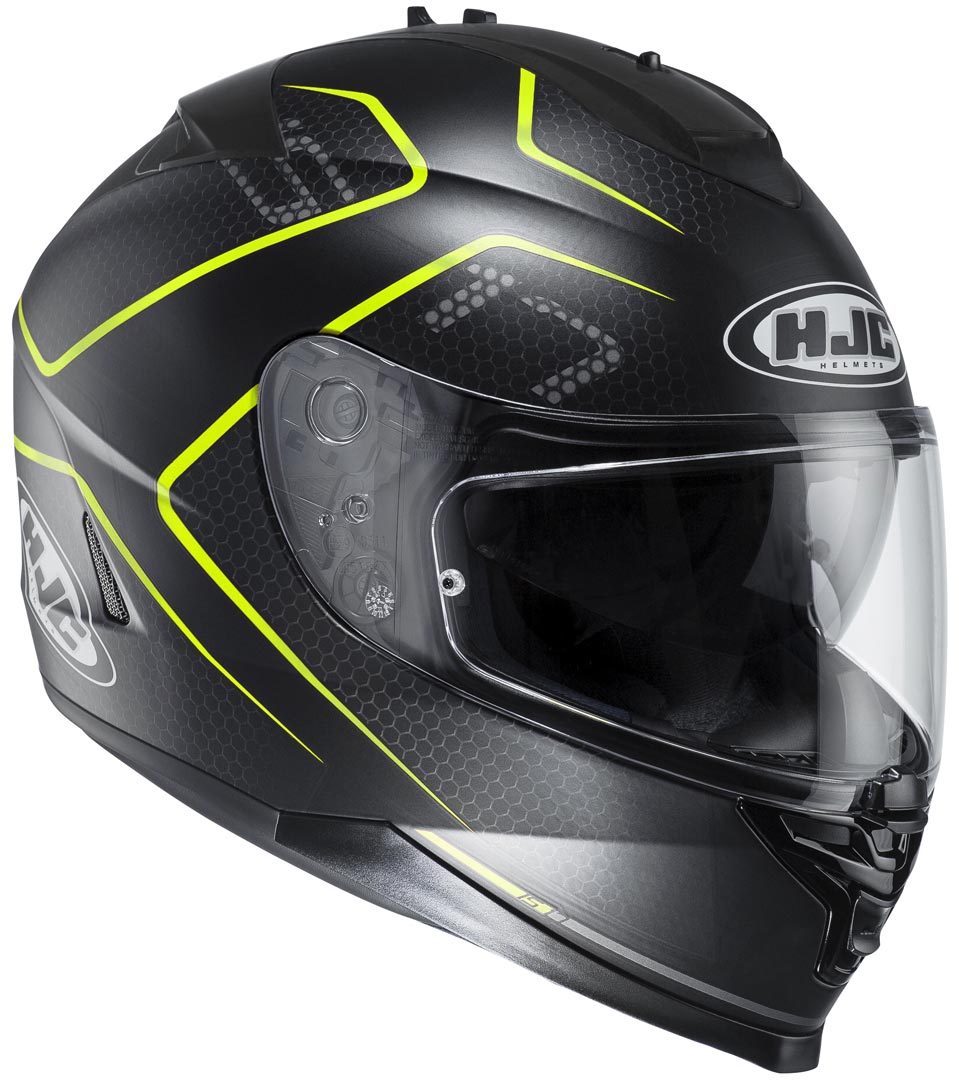 HJC IS-17 Lank Casque Noir Jaune 2XL