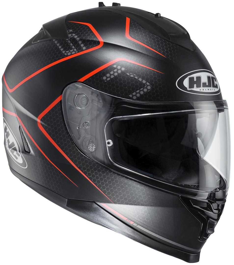 HJC IS-17 Lank Casque Noir Rouge XL