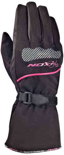 Ixon Pro Spy HP Guantes de las señoras Negro Blanco Rosa 2XL