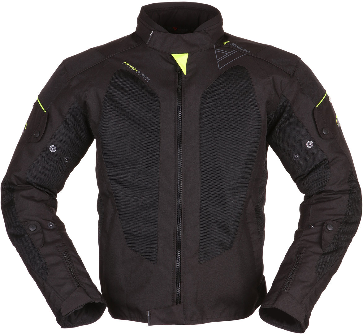 Modeka Upswing Veste textile Noir Jaune S