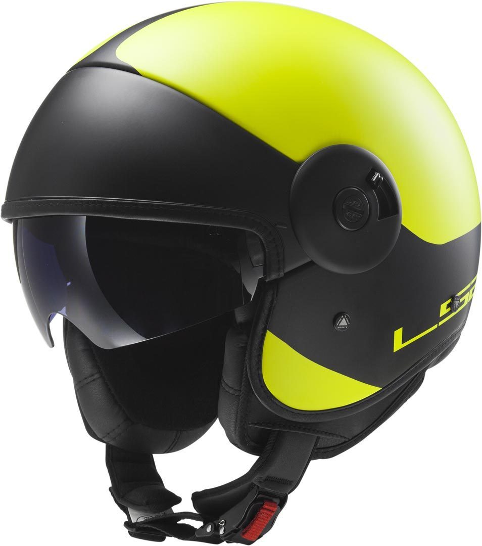 LS2 OFF597 Cabrio Via Casque Jet Jaune XS