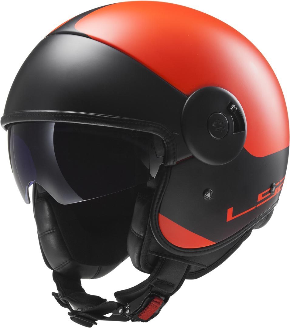 LS2 OFF597 Cabrio Via Casque Jet Orange XL