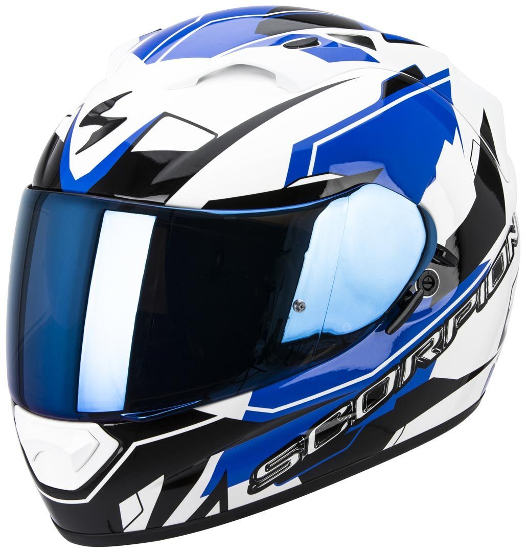 Scorpion Exo 1200 Air Sharp Casque Blanc Bleu S
