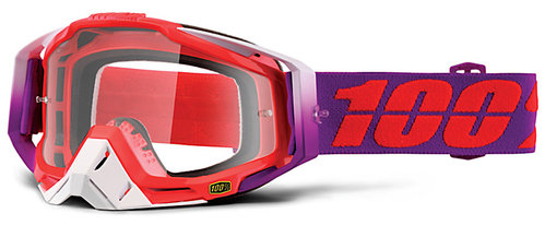 100 Racecraft Mx Bril Donkerrood Een Maat 100 kopen in de aanbieding