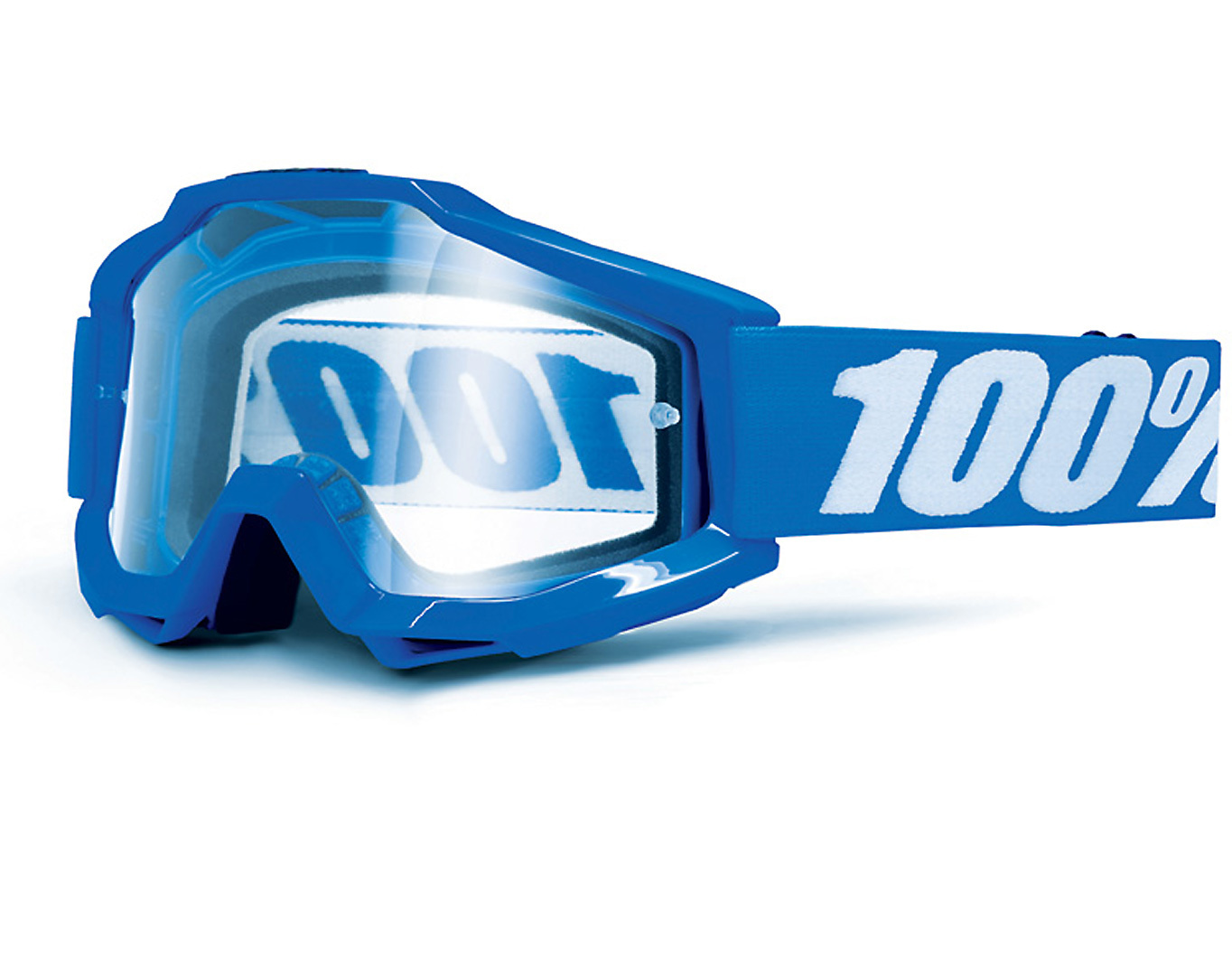 100% OTG Accuri Masques de motocross Bleu unique taille