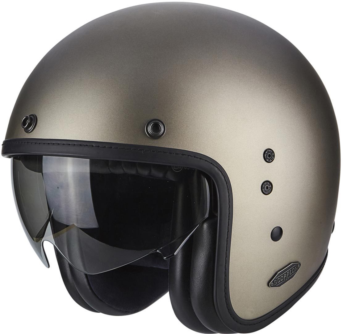 Image of Scorpion Belfast Casque jet Argent L