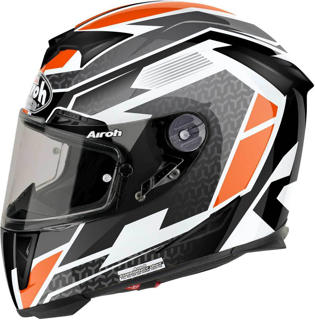 Airoh GP 500 Regular Gloss Motorcycle Helmet Casque de moto Orange L