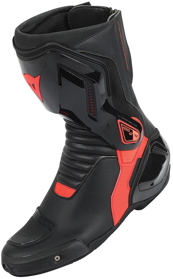 Dainese Nexus Bottes de moto Noir Rouge 43