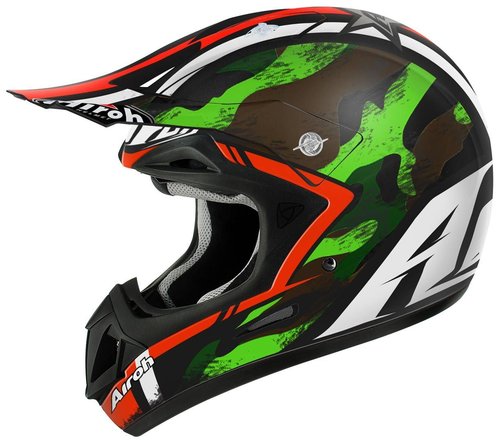 Airoh Jumper Warrior Motorcross Helm Zwart Rood Groen airoh kopen in de aanbieding Airoh Jumper Warrior Motorcross Helm Zwart Rood Groen airoh kopen in de aanbieding