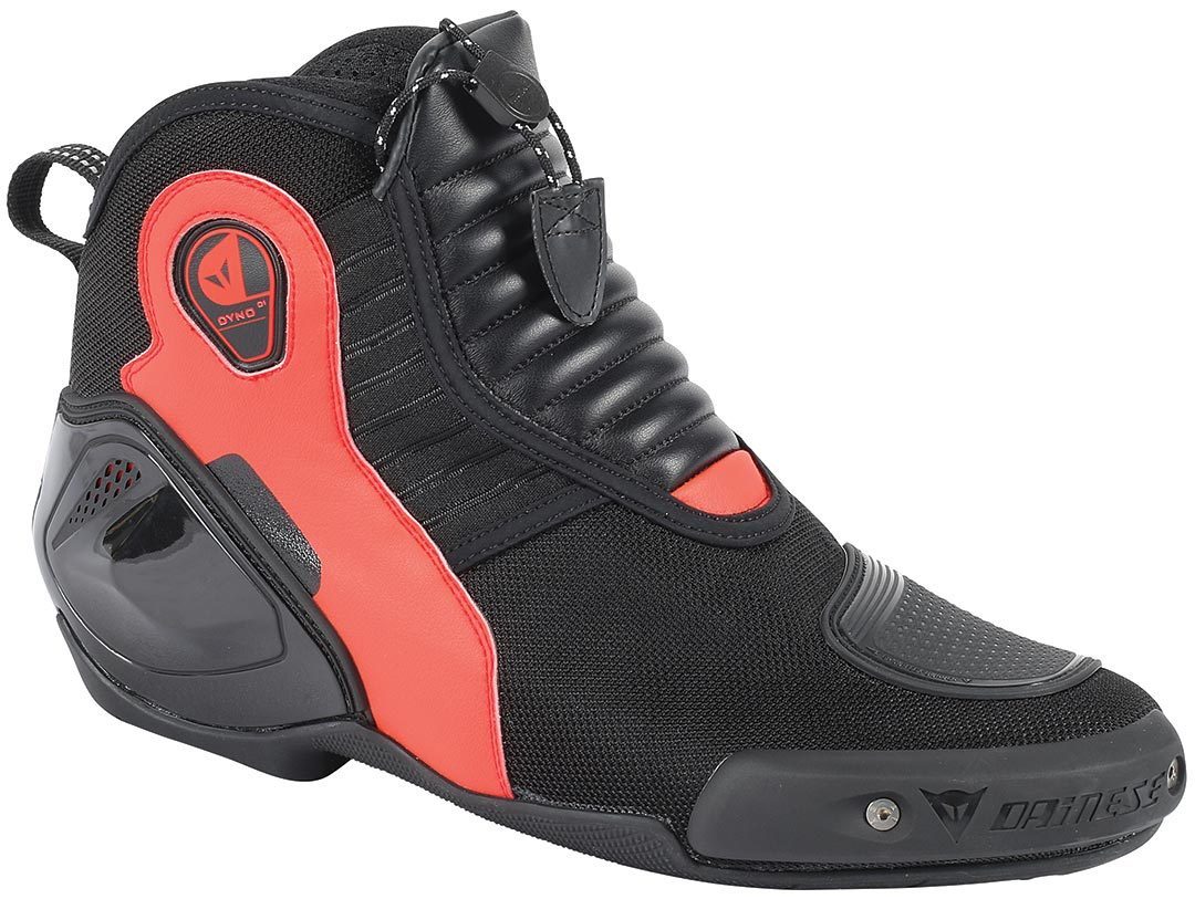 Dainese Dyno D1 Bottes de moto Noir Rouge 42