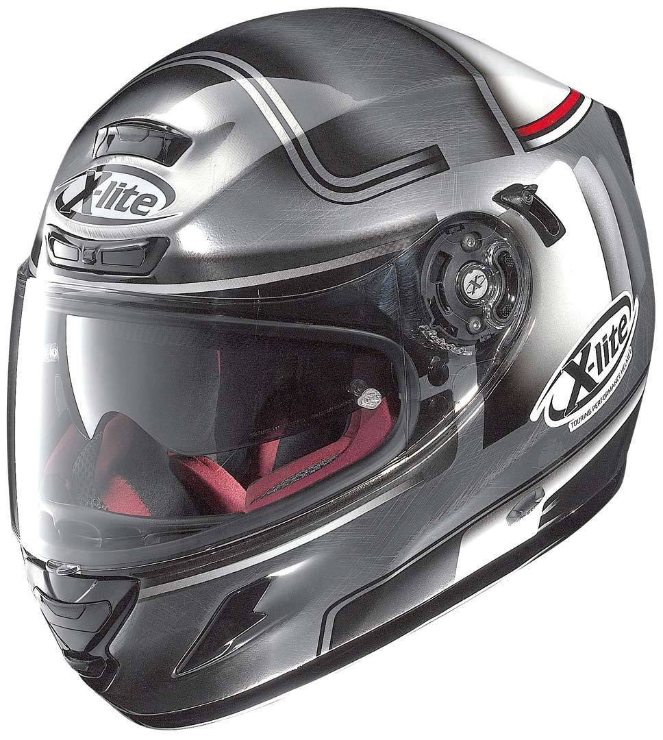 X-Lite X-702 GT Ofenpass N-Com Casque Gris Argent 2XL