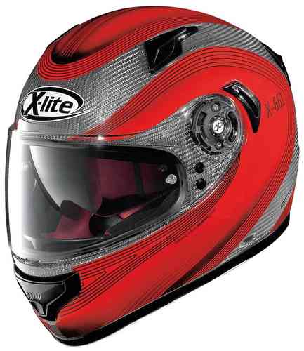 X-Lite X-661 Extreme Titanium Verdon N-Com Casco Rojo S
