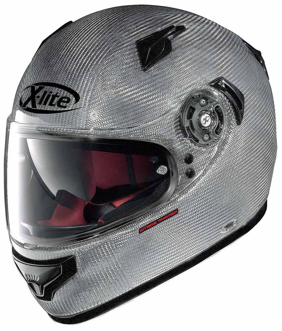 X-Lite X-661 Extreme Titanium Puro N-Com casque Argent XL