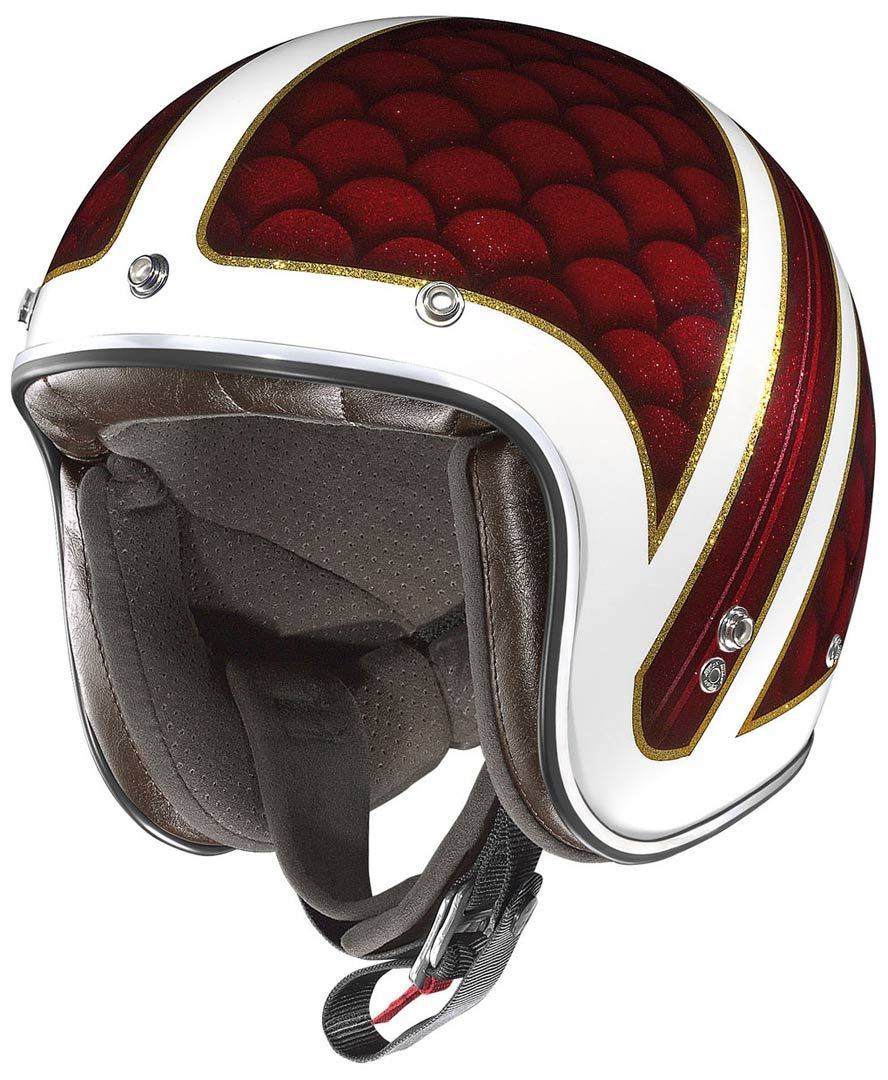 X-lIte X-201 Santa Monica Demi Casque jet Rouge S