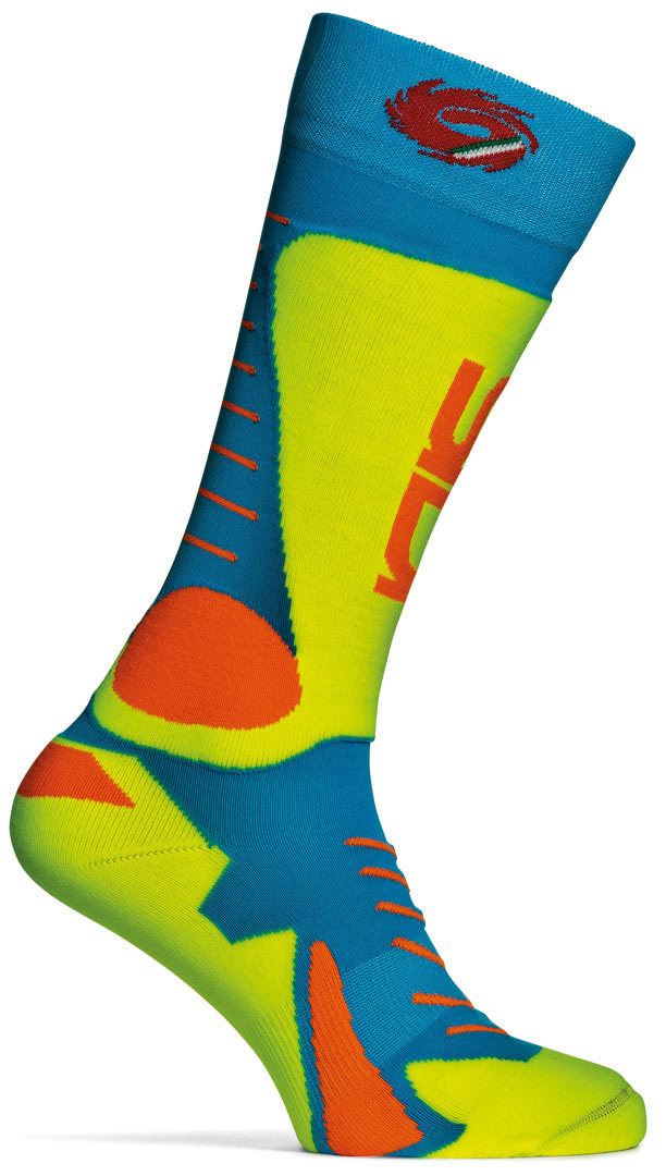 Sidi Tony Socks Chaussettes Bleu Jaune 38 39 40 41 42
