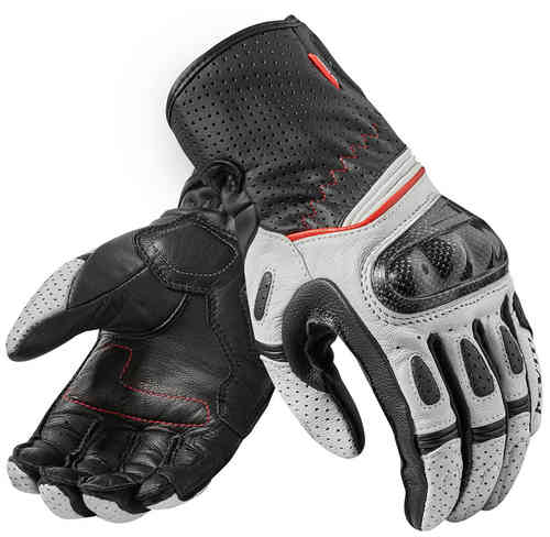 Revit Chevron 2 Guantes de las señoras Negro Blanco L