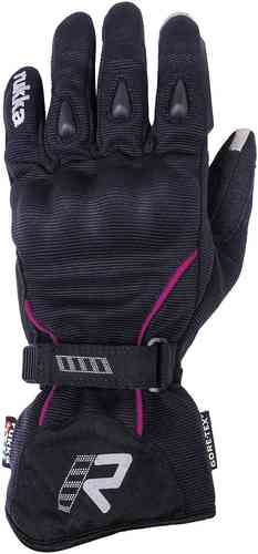 Rukka Virve Gore-Tex Motorcycle Gloves Guantes de moto Negro Lila M L
