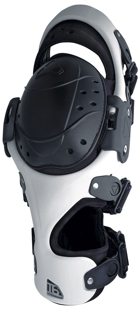 Tryonic T6 Orthèse de genou gauche Noir Blanc XL