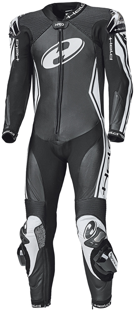 Held Full Speed Combinaison de cuir de moto One Piece Noir Blanc 48