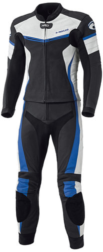 Held Spire Twee Stuk Motorfiets Leder Pak Zwart Blauw 48 held kopen in de aanbieding