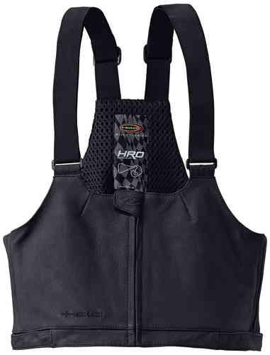 Held Babero de cuero motocicleta Negro 60