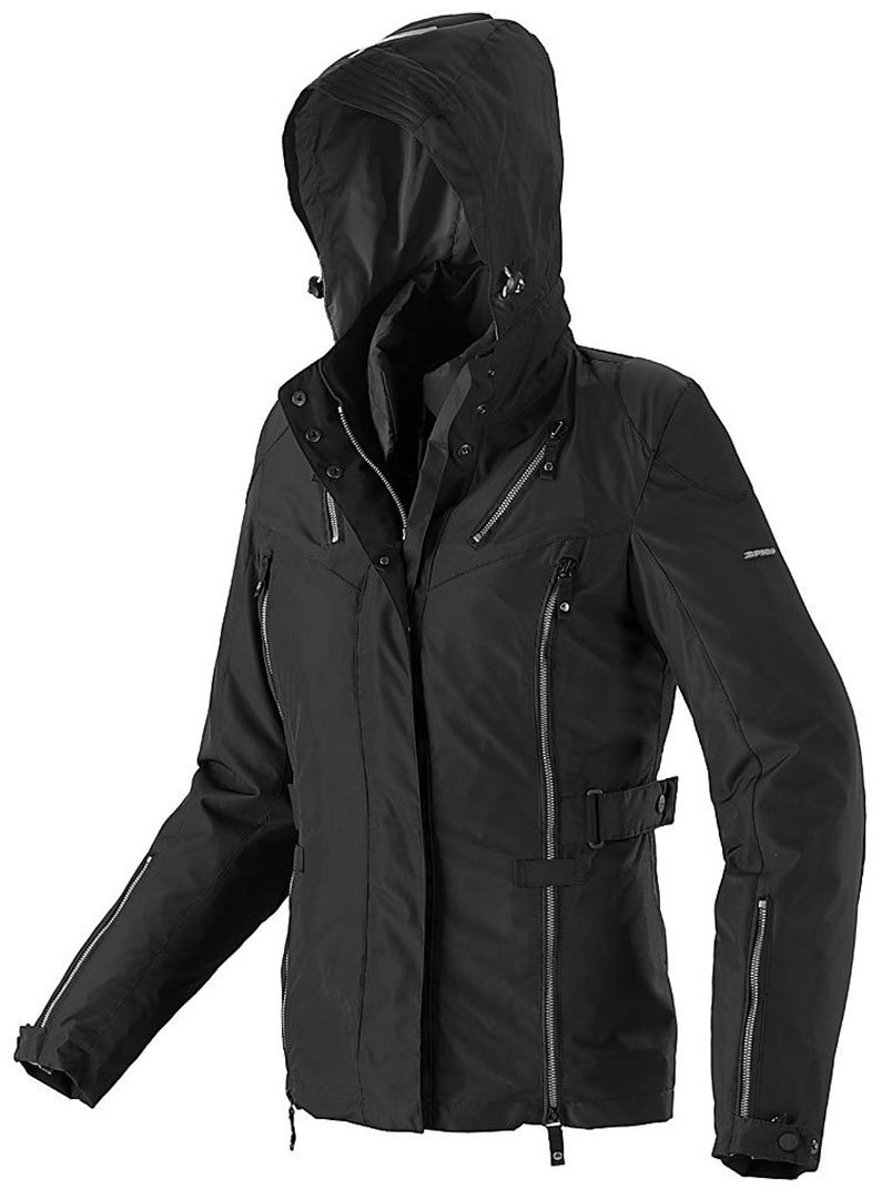 Spidi Stormy H2Out Veste de dames moto Textile Noir Gris L