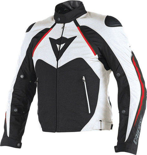 Dainese Hawker D Dry Jas Zwart Wit Rood 52 dainese kopen in de aanbieding